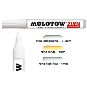 Marqueur vide 211EM 4mm- Molotow