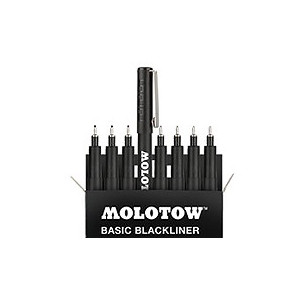 Pochette de feutres Basic Blackliner - Molotow