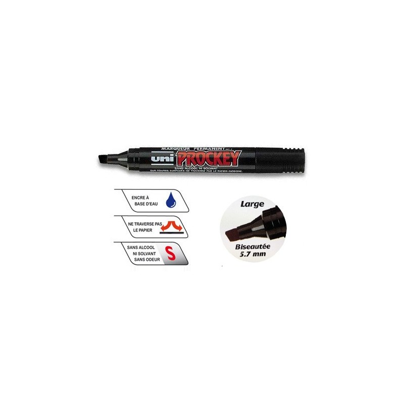 marqueur permanent Prockey multisupports à base d'eau