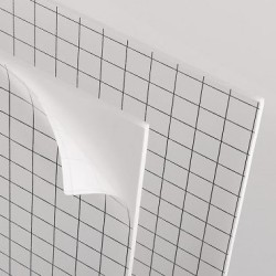 Carton plume Canson adhésif blanc, autocollant