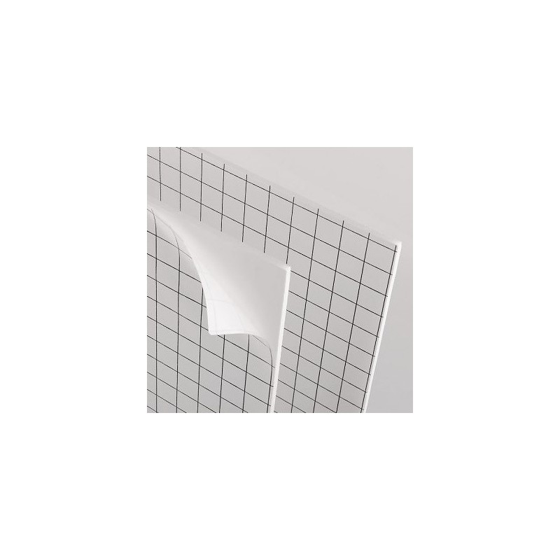 Carton plume Canson adhésif blanc, autocollant
