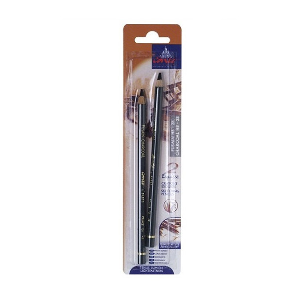 Set de 2 crayons fusains HB/2B – Conté