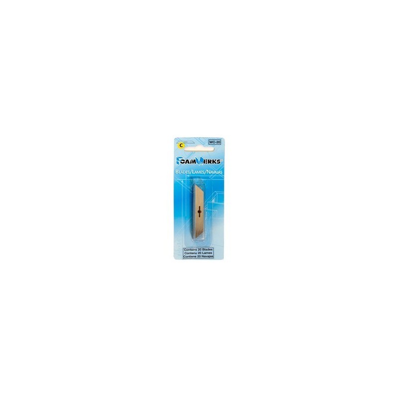 Lames pour outil de coupe droite FoamWerks