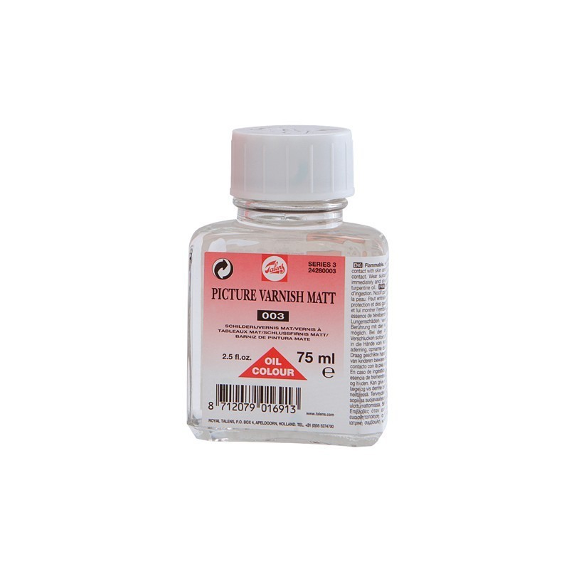 Vernis mat pour peinture à l'huile