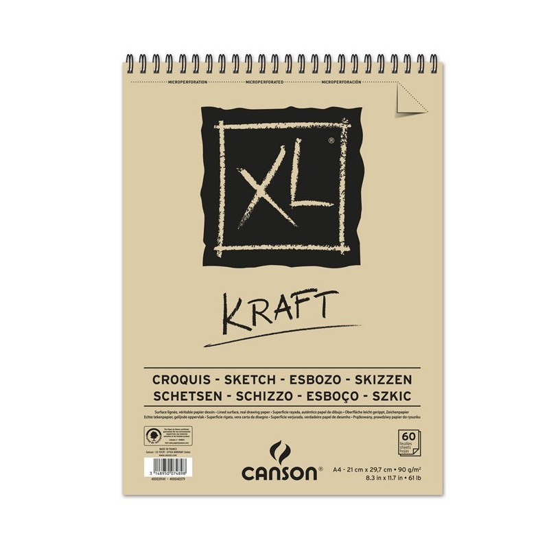 Bloc Canson XL papier Kraft