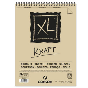 Carnet spiralé ONE art book Canson 21,6 x27.9 cm, Bloc dessin blanc, Bloc  de feuilles