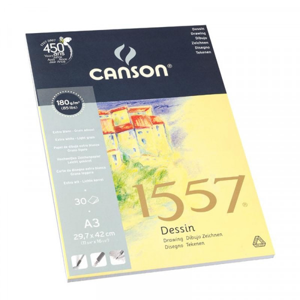 Canson XL bloc dessin peinture A3 spirales 30 feuilles