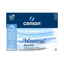 Bloc Aquarelle Montval de Canson