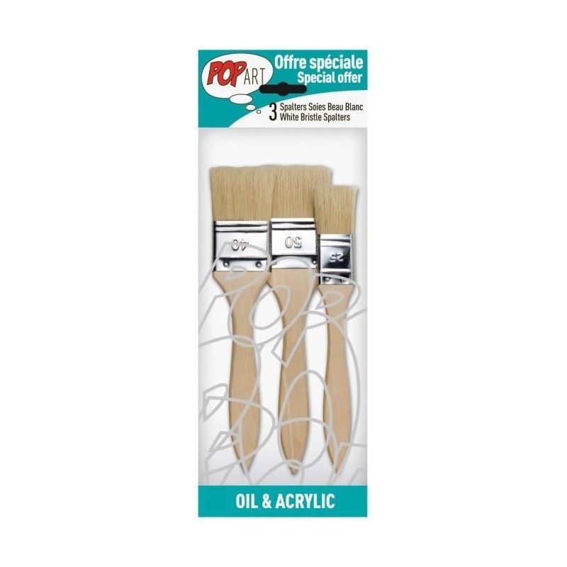 Lot de 3 spalters Pébéo soie