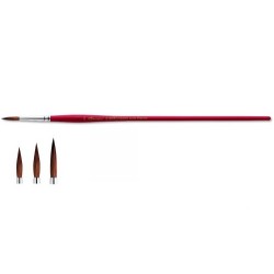 Pinceau 2160RO martre pure pour peinture à l'huile et acrylique