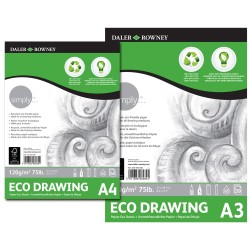 Bloc papier recyclé Simply, Grain léger - 120gr