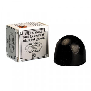 Boule de vernis noir mou - Charbonnel