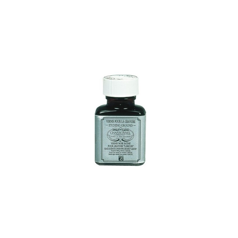 Vernis noir satiné Lamour Charbonnel