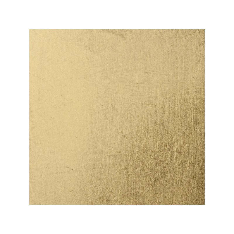 Feuilles d'or demi-jaune vif - 80x80mm