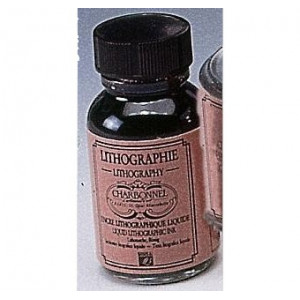 Encre litho pour dessiner -  75ml - charbonnel