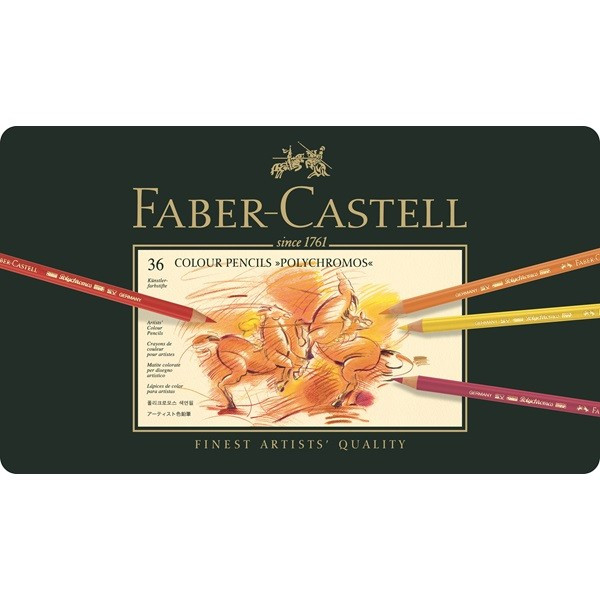 Boîte de crayons de couleurs Polychromos - Faber-Castell