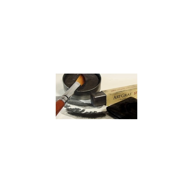 Pavé Artgraf  aquarellable, noir de carbone