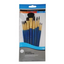 Pochette de 10 pinceaux Simply pour aquarelle