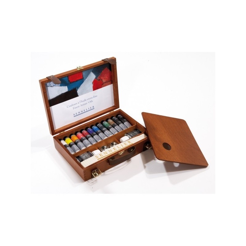 Coffret huile extra-fine - 12 tubes 40ml - Sennelier