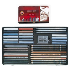 Coffret artiste Beaux-arts Gioconda - 39 pièces