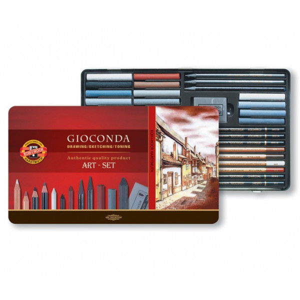 Coffret artiste Beaux-arts Gioconda - 39 pièces