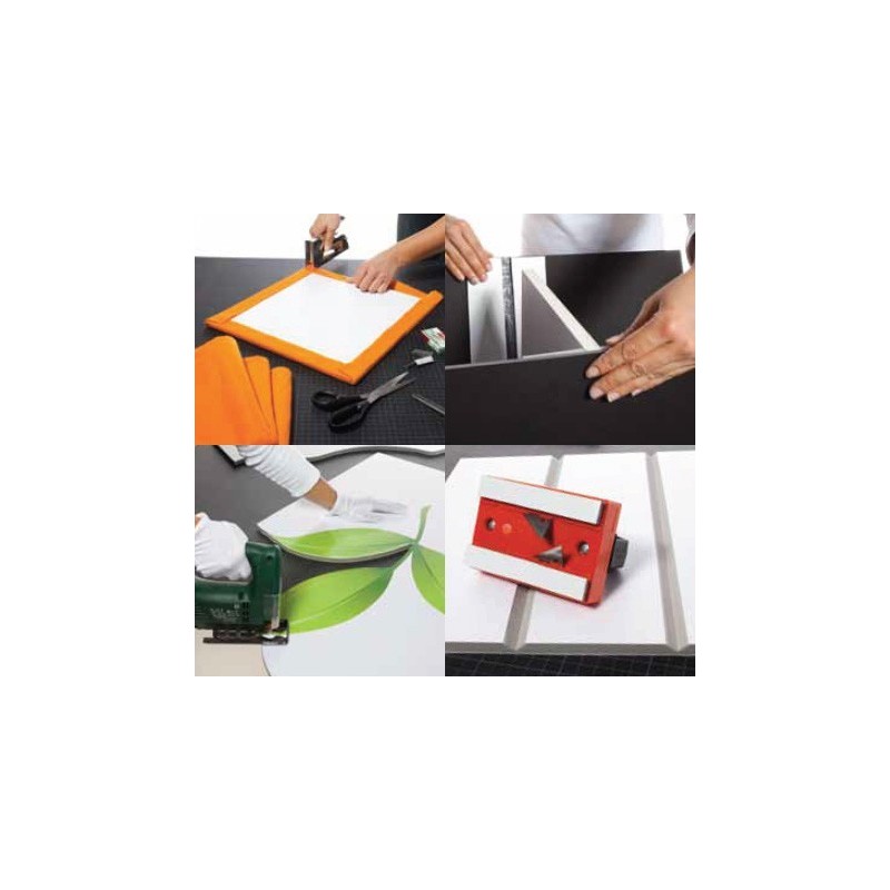 KAPA® Créa -  Carton mousse/plume blanc en polyuréthane