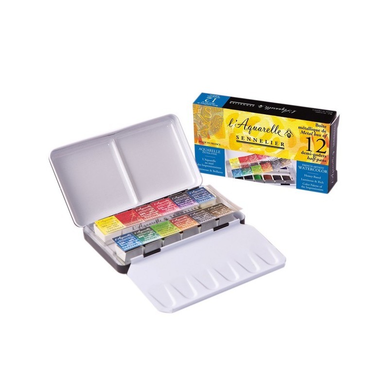 Boîte Aquarelle extra fine Sennelier - aquarelle au miel Boîte Aquarelle extra fine Sennelier - aquarelle au miel