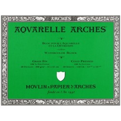 Bloc de feuilles Arches pour aquarelle