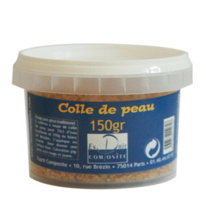 Colle de peau de lapin en grain