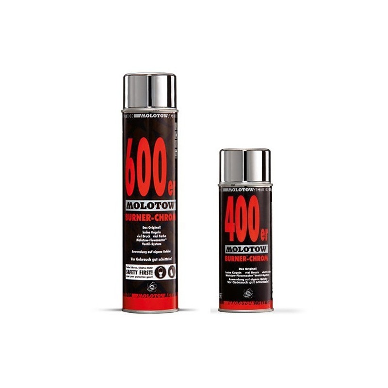 Bombe de peinture Chrome Burner Action Molotow
