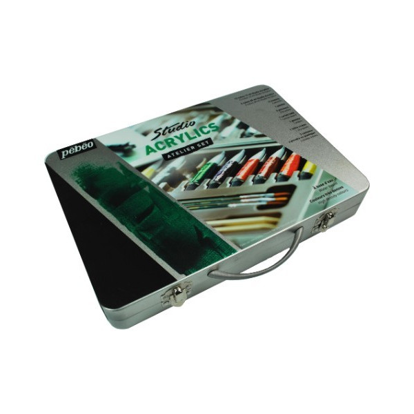 Coffret métal Studio acrylique - Pébéo