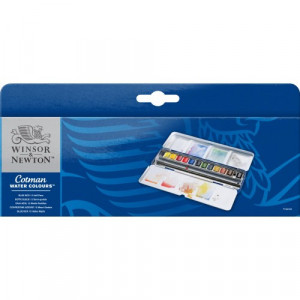 Boîte d'aquarelle Cotman Blue Box - Winsor & Newton