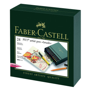 Coffret 24 feutres PITT artist pen - Faber-Castell