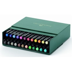 Studio box artist pen de 24 feutres PITT Artist de Faber-Castell