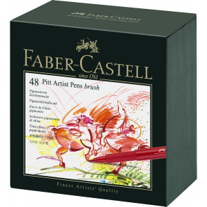 Coffret 48 feutres PITT artist pen - Faber-Castell