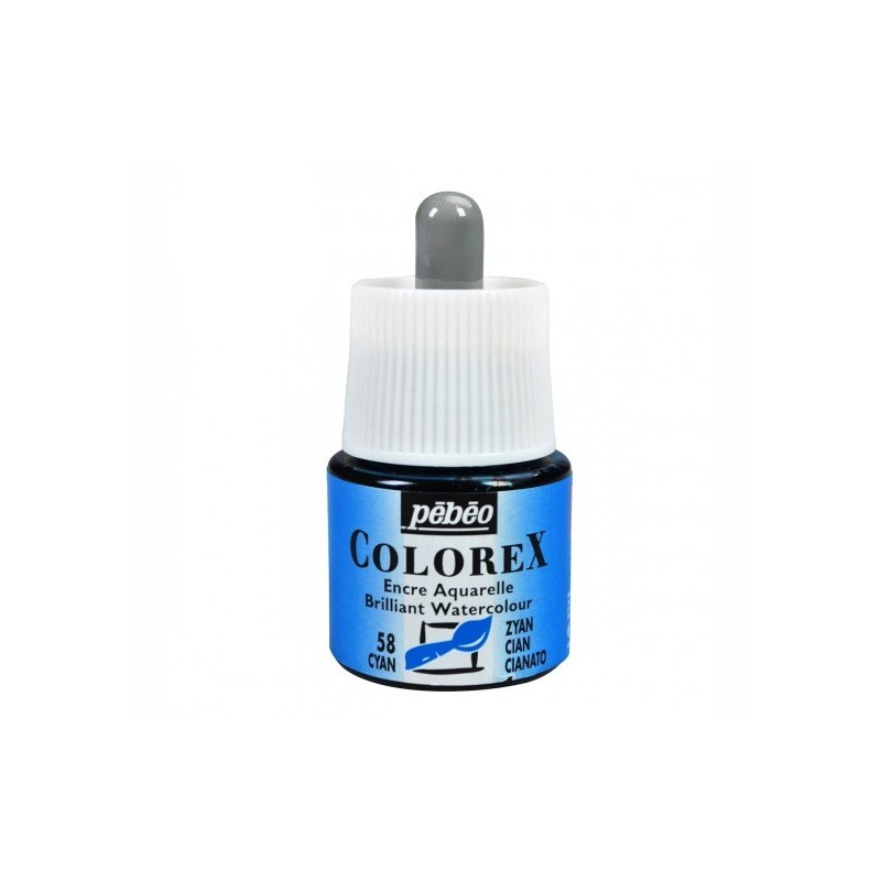 Encre Colorex aquarelle de Pébéo