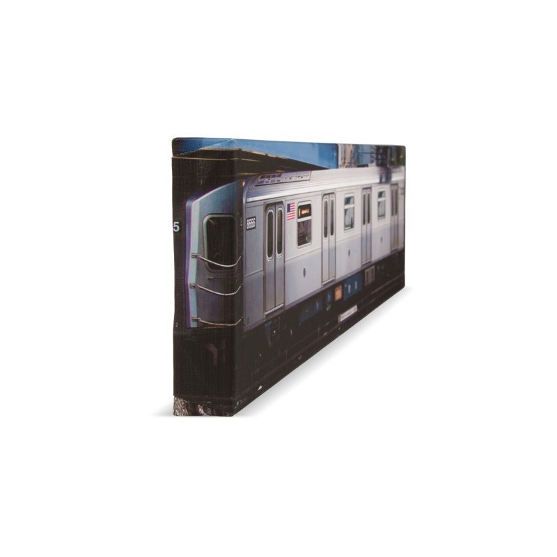 Train canvas - métro de New York - Molotow