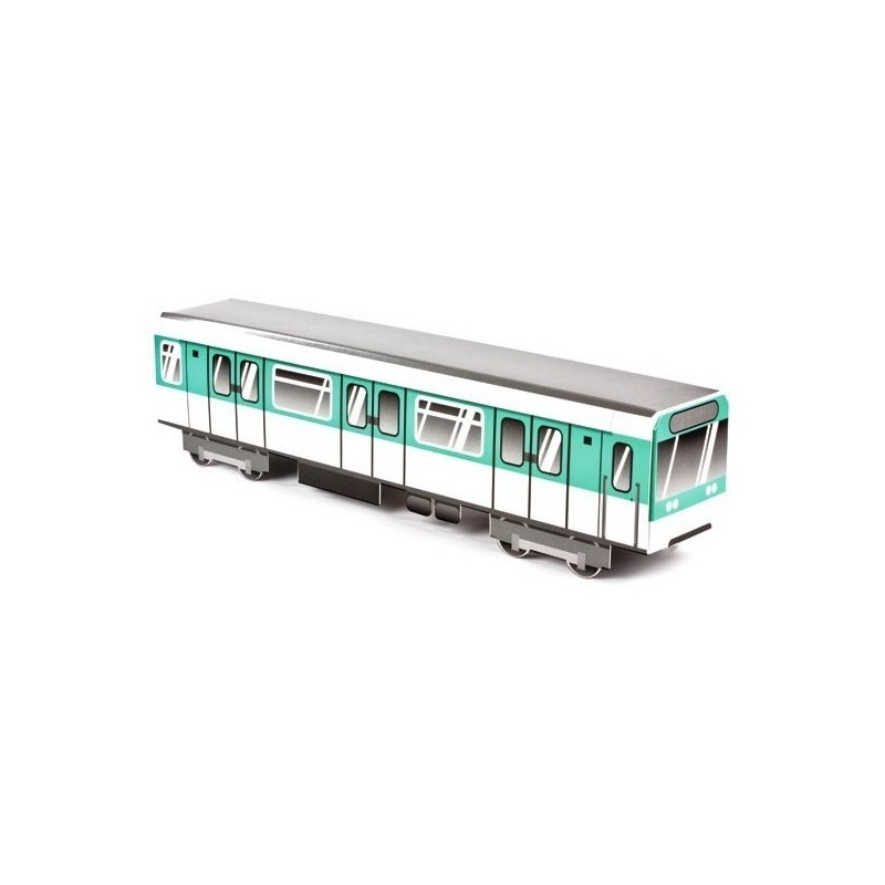 Métro"Paris" en carton à customiser de Molotow