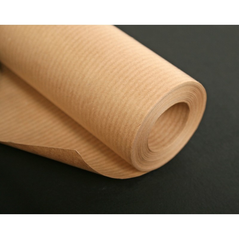 Rouleau de papier kraft brun