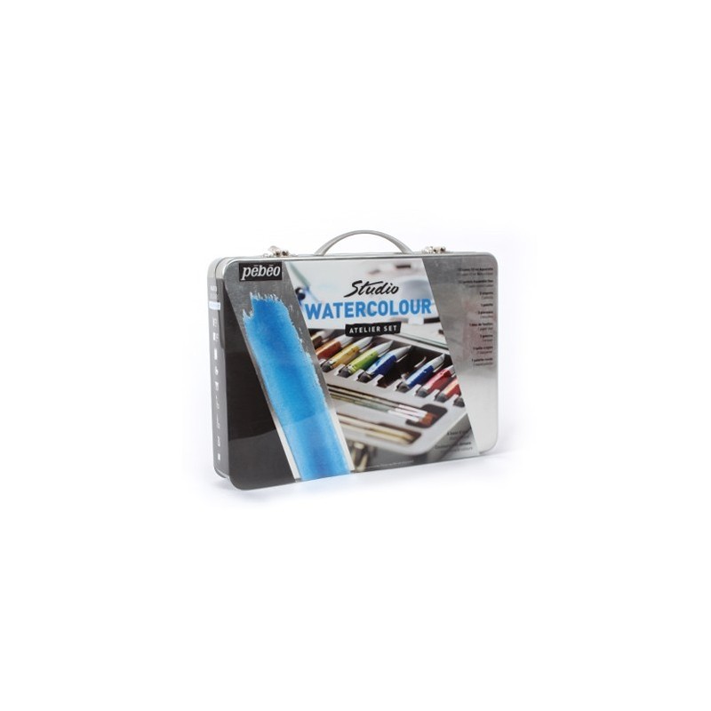 Coffret en métal Aquarelle de Pébéo