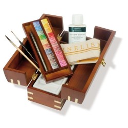Coffret aquarelle "La route des Indes" - 20 demi-godets Sennelier