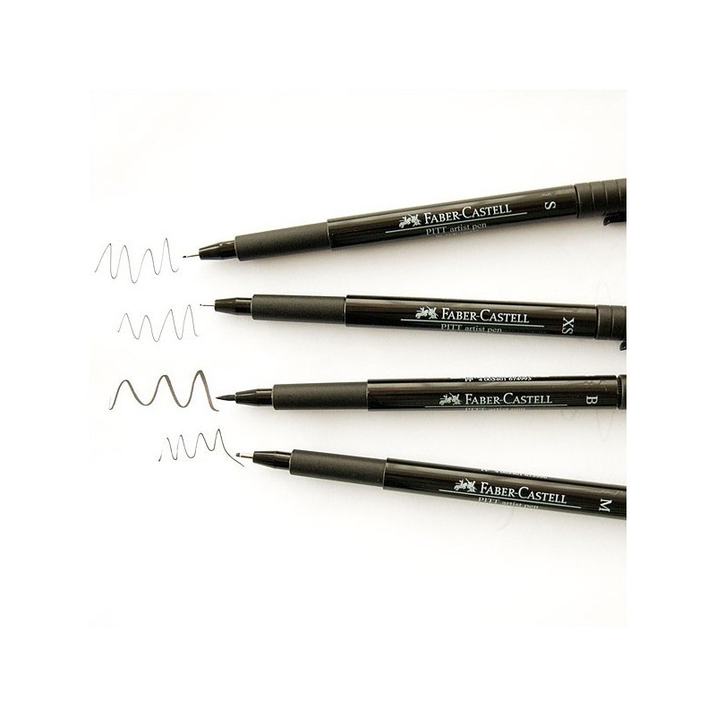 Feutre Pitt Artist pen à base d'encre de Chine de Faber-Castell