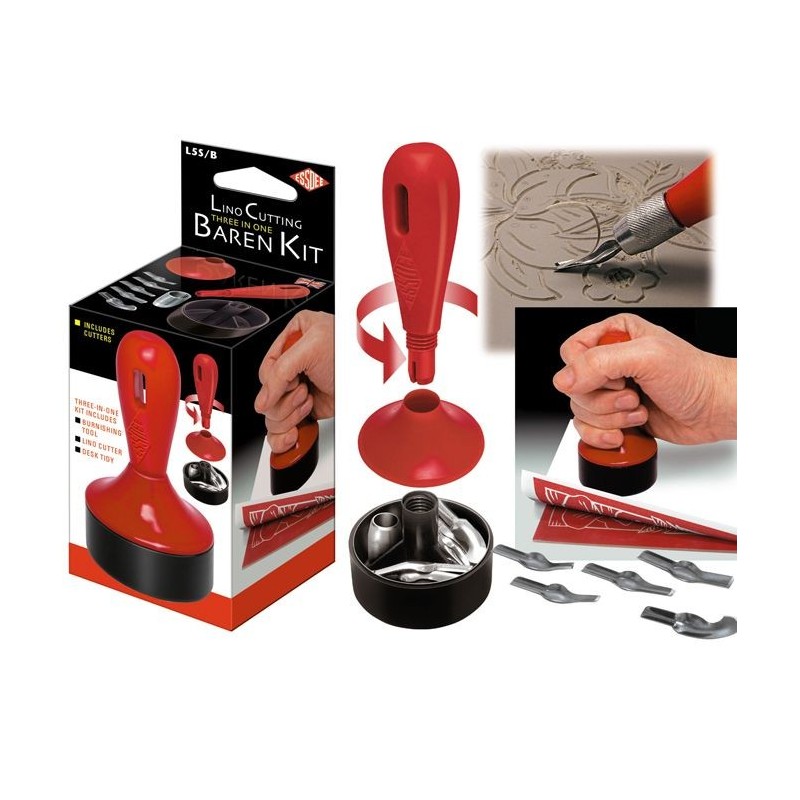 Kit de linogravure - Gouges et tamponneur