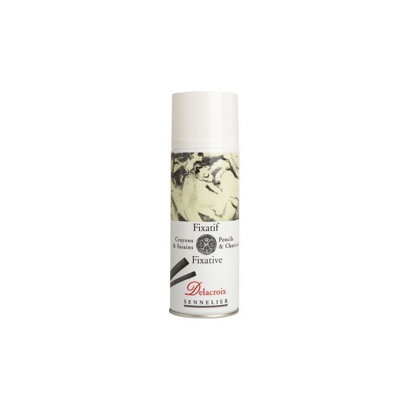 Fixatif Delacroix pour fusain et crayon de Sennelier