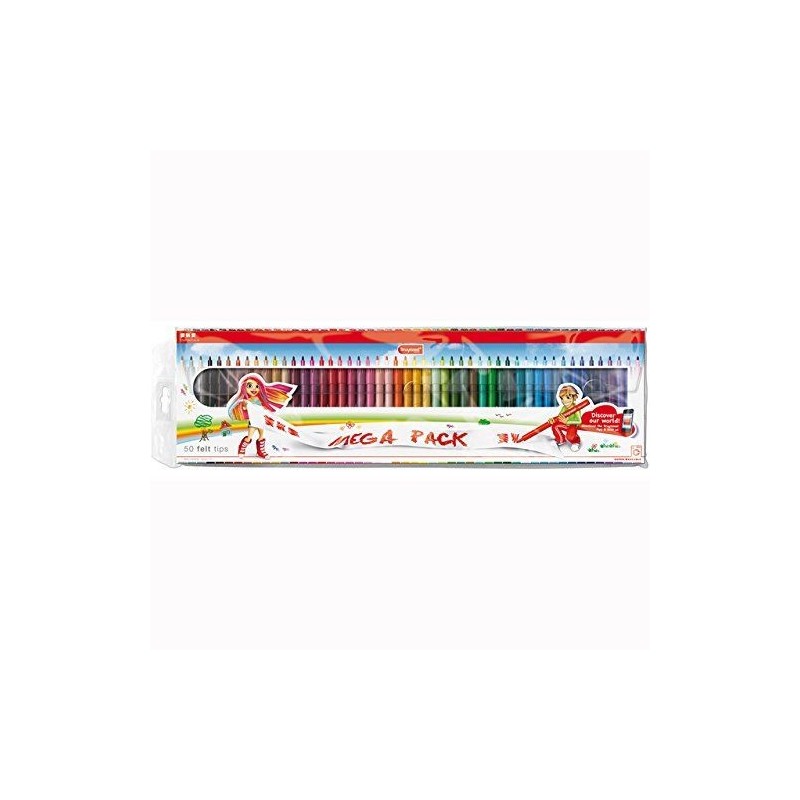 Pochette 50 feutres mega pack - Bruynzeel