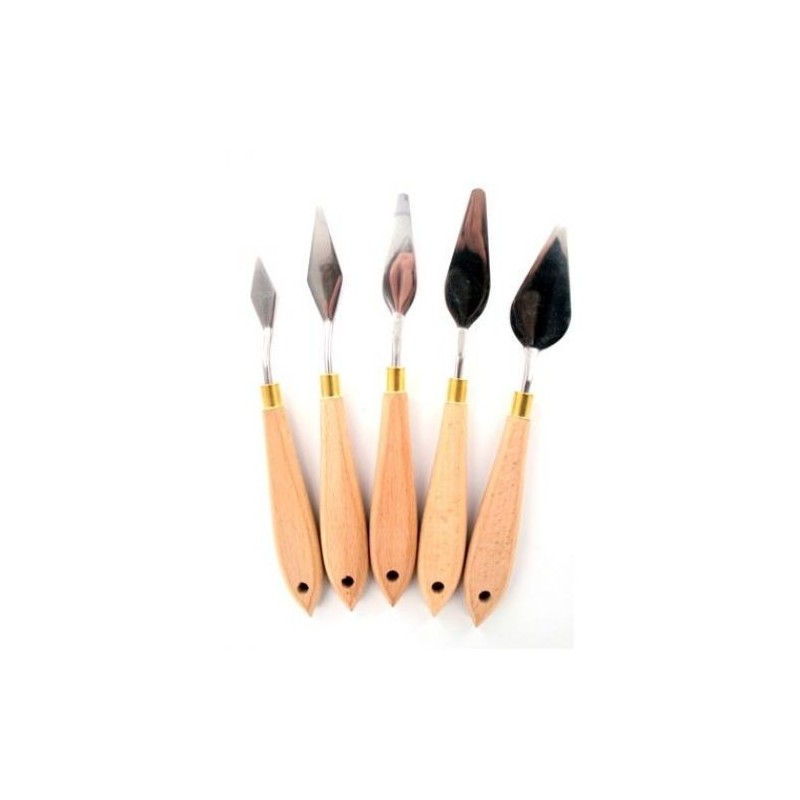 Set de 5 couteaux à peindre