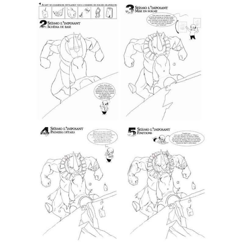 Incroyables Thérianthropes - Livre pour apprendre à dessiner