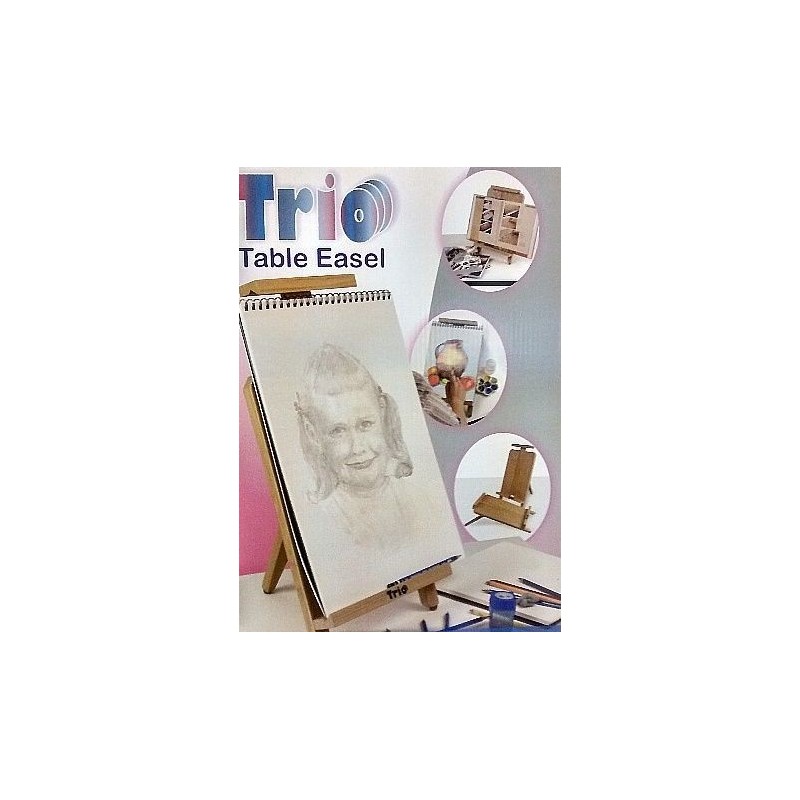 Chevalet de table en bois, lutrin Trio