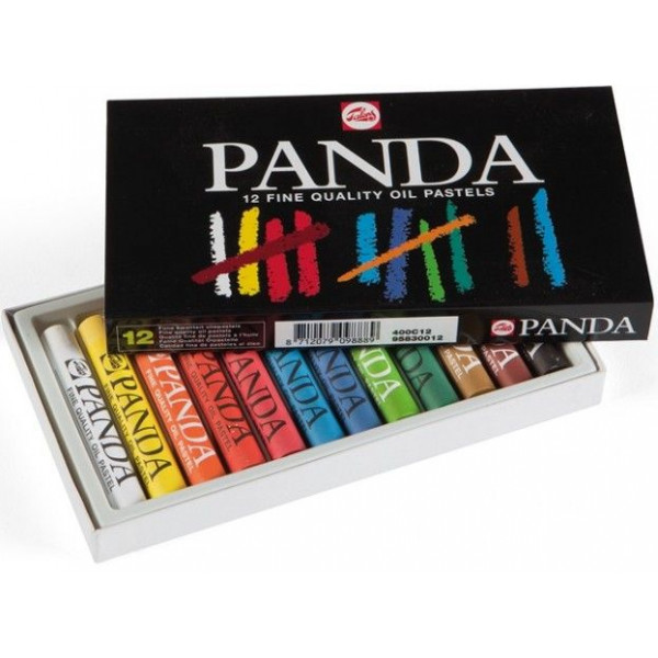 Panda, pastels à l'huile - Creastore