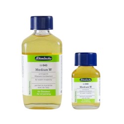 Le médium W Schmincke rend votre peinture à l’huile miscible à l’eau ! Compatible avec toutes les peintures à l’huile